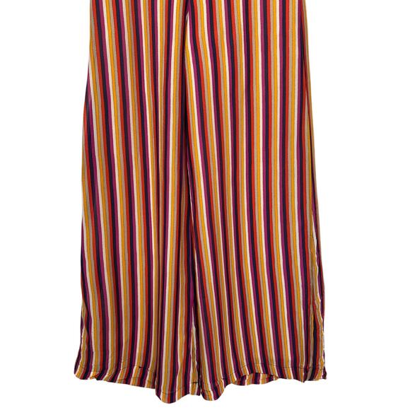 Trina Turk Wide Leg Pants Multicolor Rainbow Pull On Palazzo Size XS - Picture 5 of 13